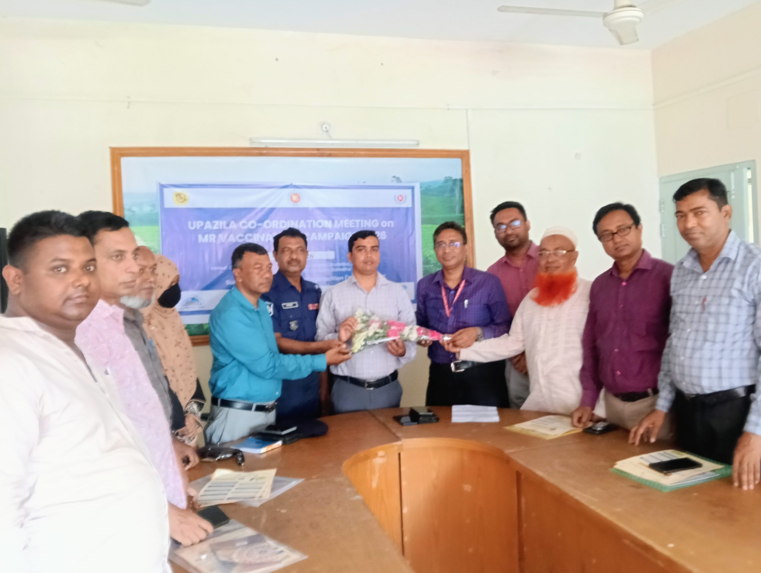 বড়লেখায় শুরু হয়েছে হাম-রুবেলা টিকাদান কর্মসূচি