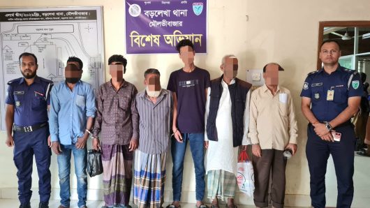 বড়লেখা ১ কেজি গাঁজা সহ গ্রেফতার ১ ও বিভিন্ন মামলার আসামি ৫ জন আটক।