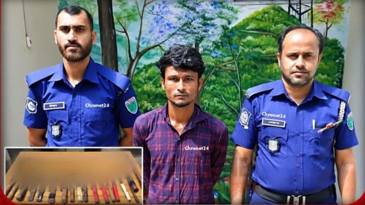 কুলাউড়ায় ডাকাতির প্রস্তুতিকালে বড়লেখার যুবক গ্রেপ্তার
