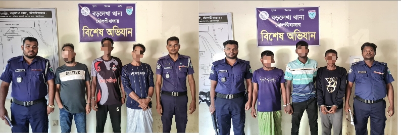 বড়লেখায় মাদকসহ গ্রেপ্তার ৩, মোবাইল কোর্টে সাজা ৩ জনের